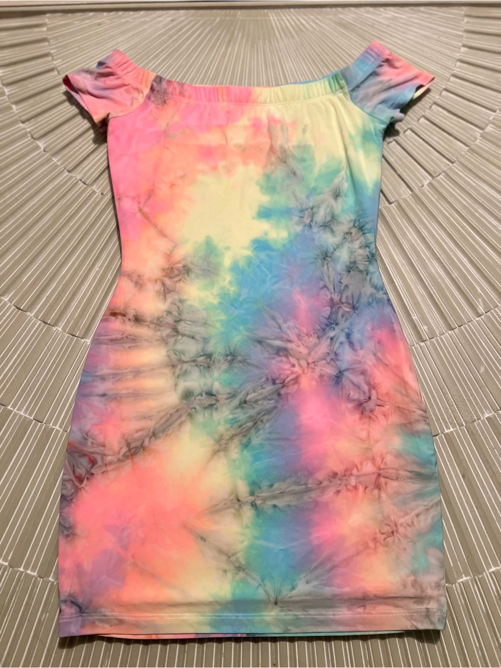 GBG Los Angeles Pastel Rainbow Tank Top